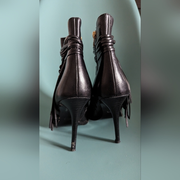 Coach black leather booties size US 8 - Picture 4 of 5